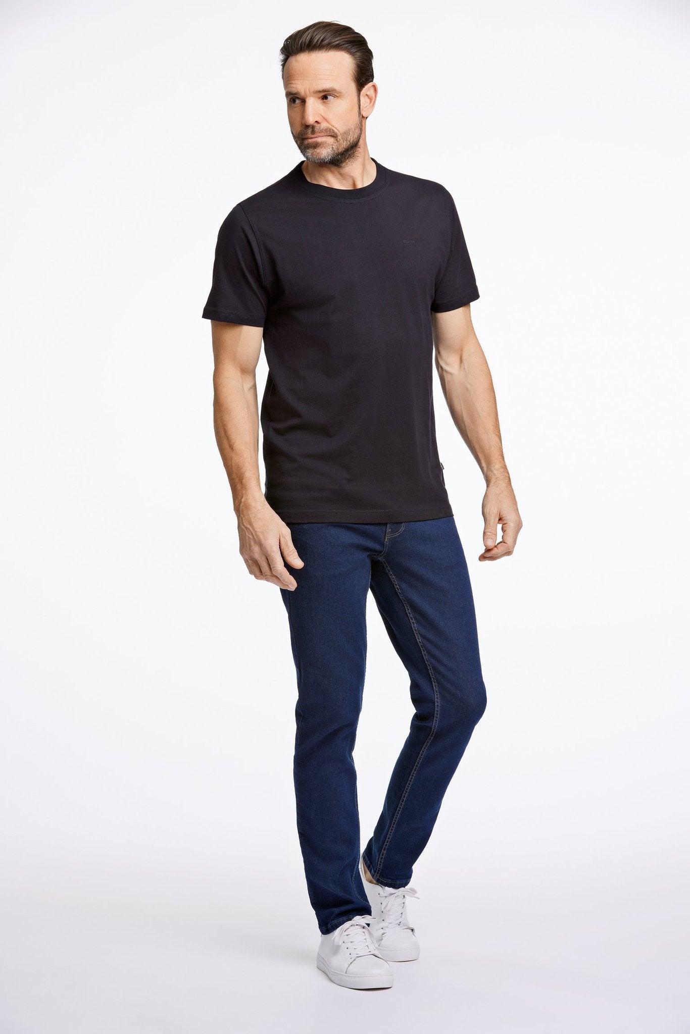 Bison T-shirts / Polo 80-40000-navy_2XL - Bygholm Menswear