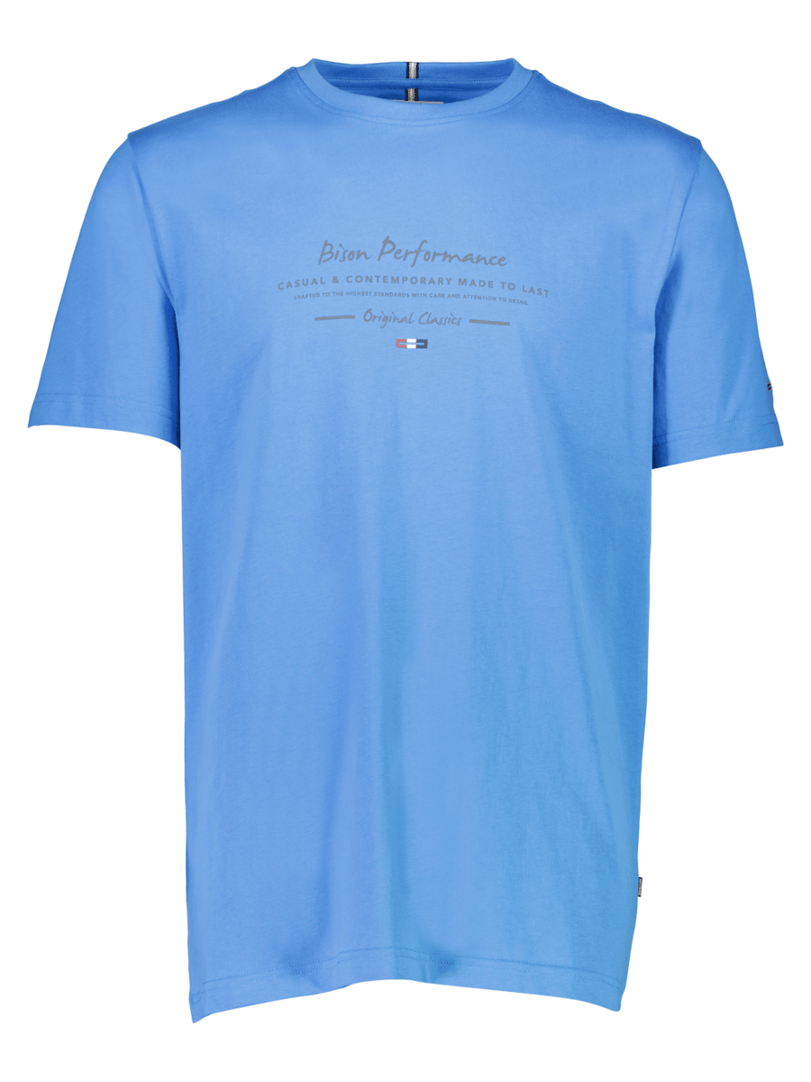 Bison T-shirts / Polo 80-400130-clearblue_M - Bygholm Menswear