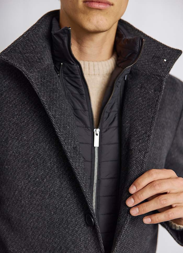 Bruun & Stengade Overtøj 2502-11004-dark-grey_S - Bygholm Menswear