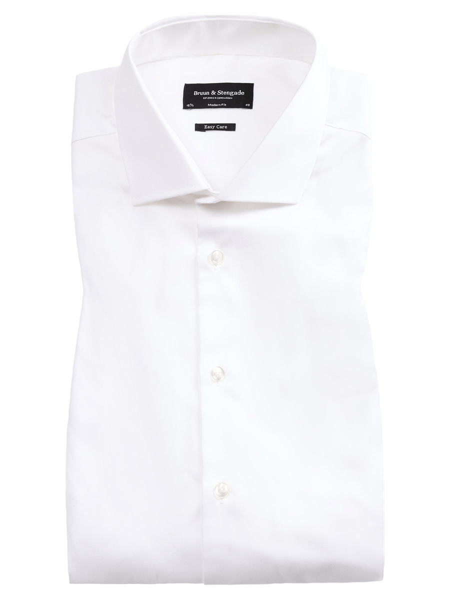 Bruun & Stengade Skjorter 100-18-white_38 - Bygholm Menswear