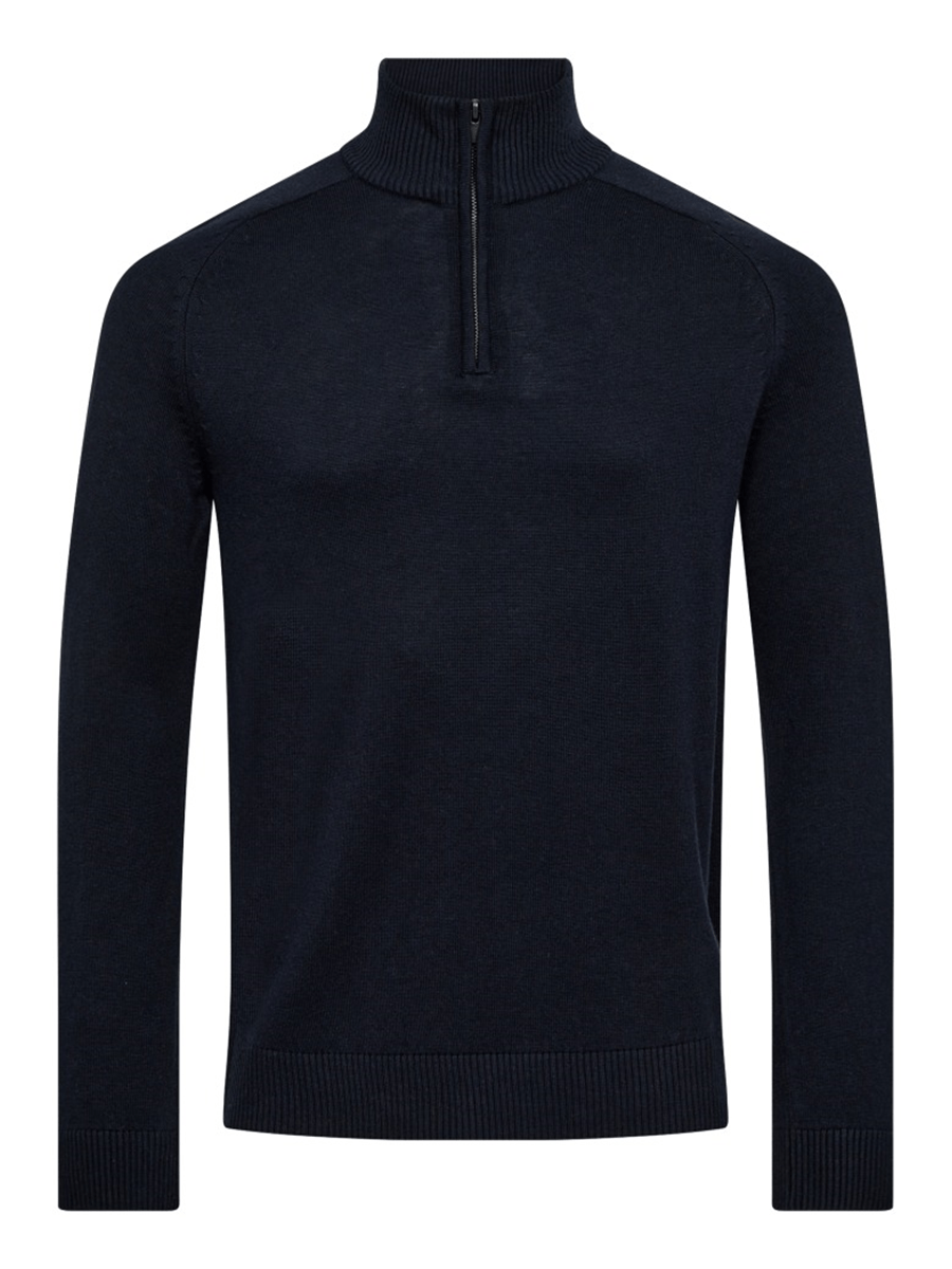 Bruun & Stengade Strik & Sweat 2402-04005-navy_L - Bygholm Menswear