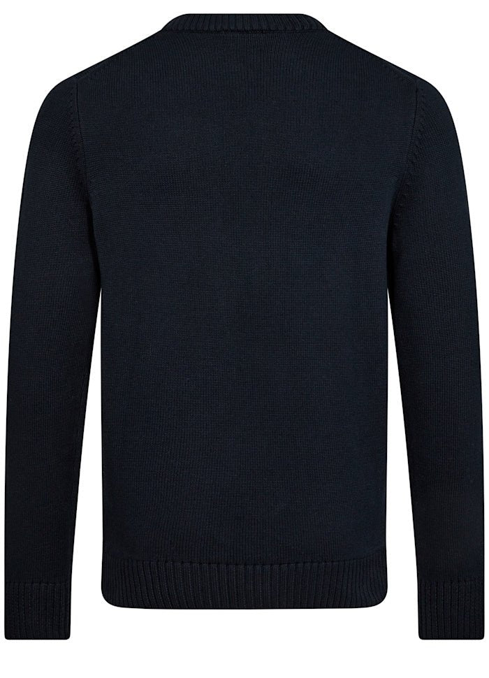 Bruun & Stengade Strik & Sweat 2502-04005-navy_S - Bygholm Menswear