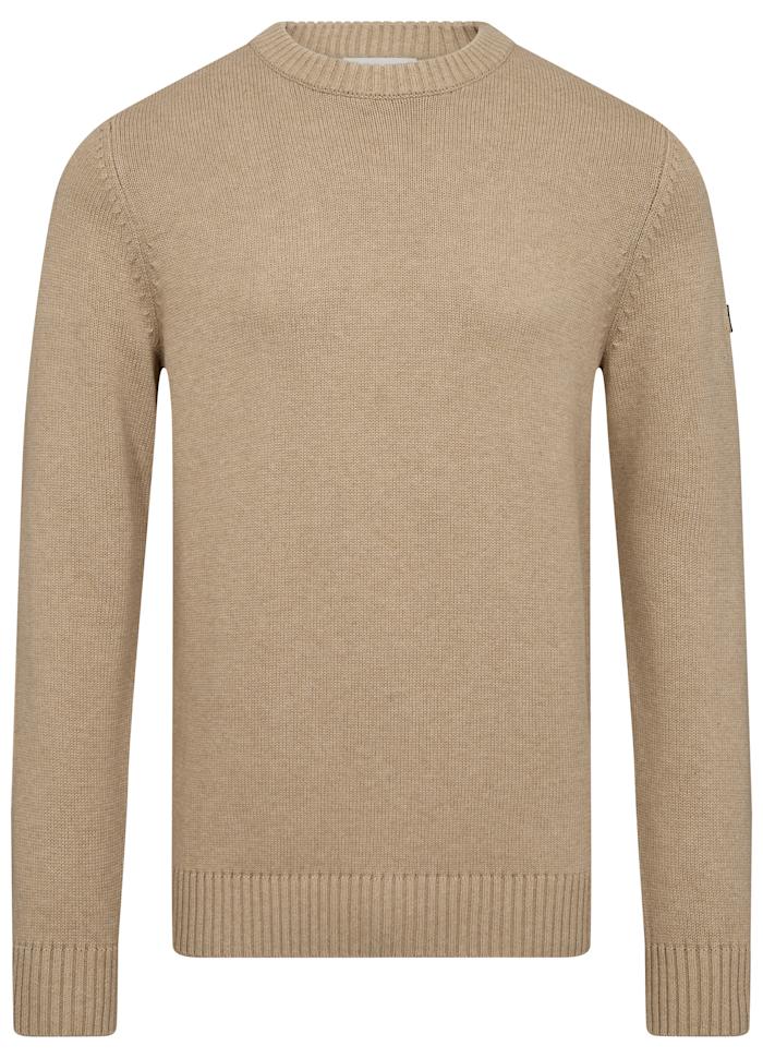 Bruun & Stengade Strik & Sweat 2502-04005-sand_S - Bygholm Menswear