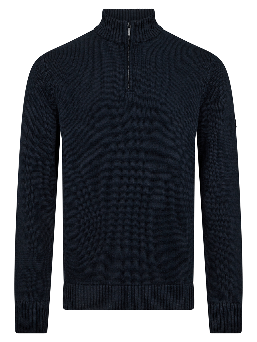 Bruun & Stengade Strik & Sweat 2502-04006-navy_S - Bygholm Menswear