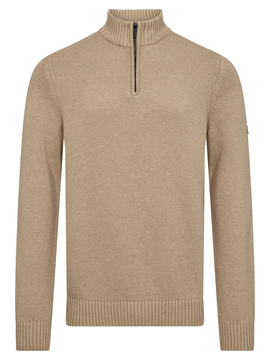 Bruun & Stengade Strik & Sweat 2502-04006-sand_S - Bygholm Menswear