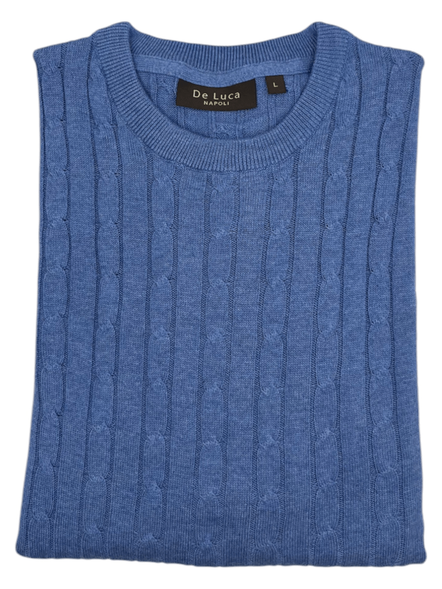 King's Road Strik & Sweat 2345-blå_S - Bygholm Menswear
