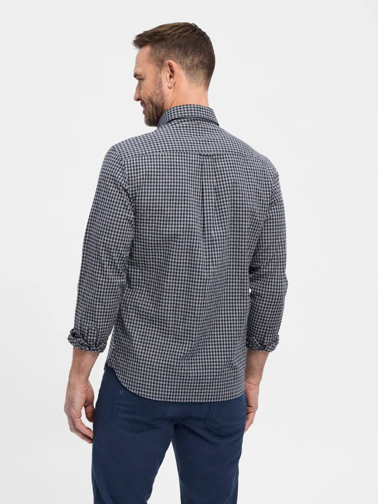 REDGREEN Skjorter 151332501-navycheck_M - Bygholm Menswear