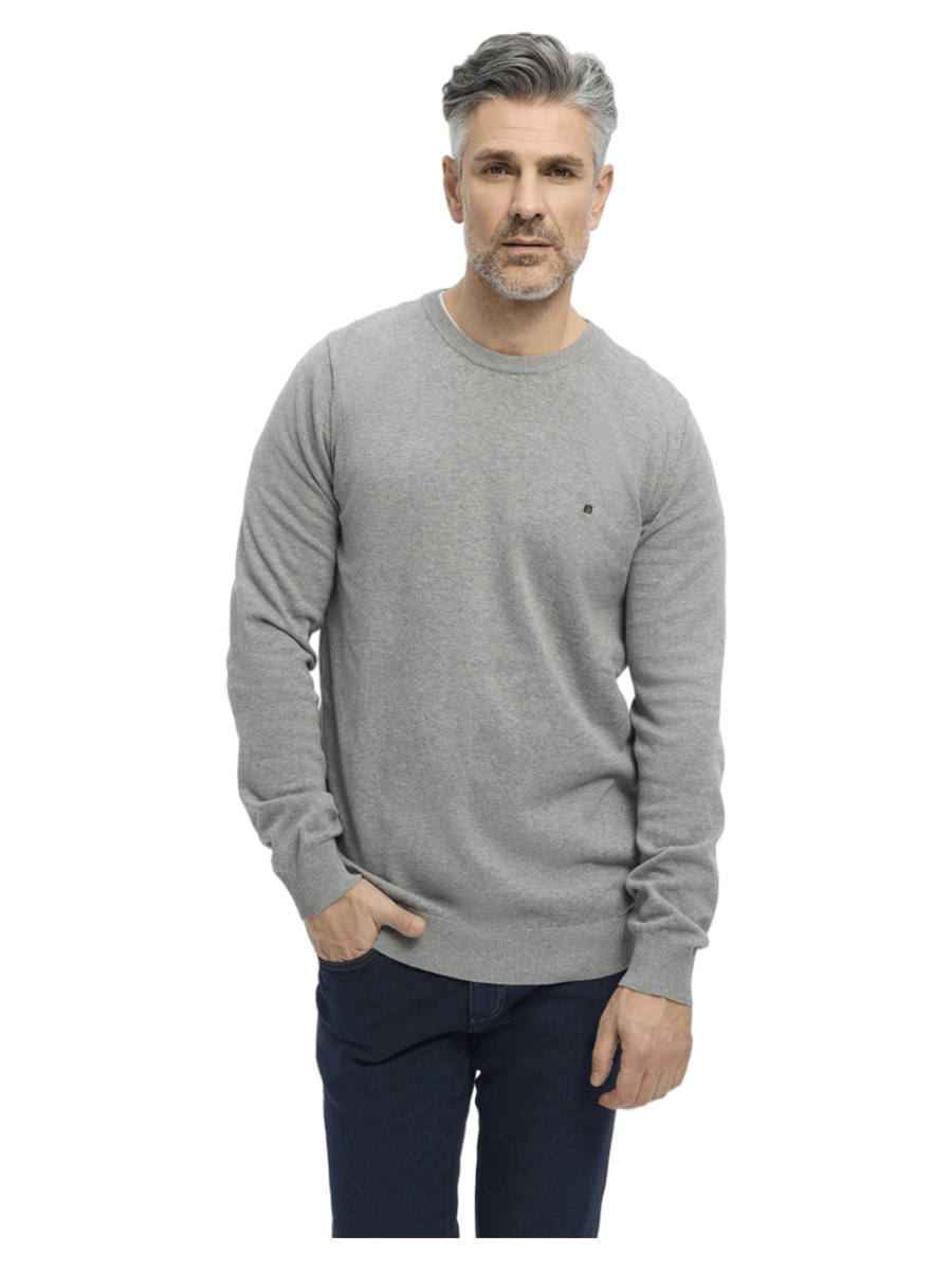 REDGREEN Strik & Sweat 151600002-lightgreymelange_M - Bygholm Menswear