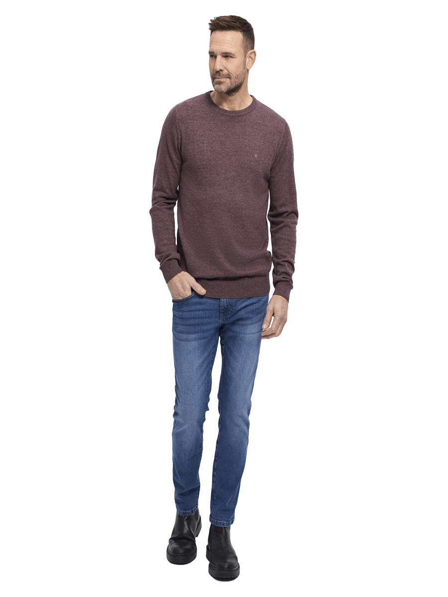 REDGREEN Strik & Sweat 151632502-eggplant-melange_M - Bygholm Menswear