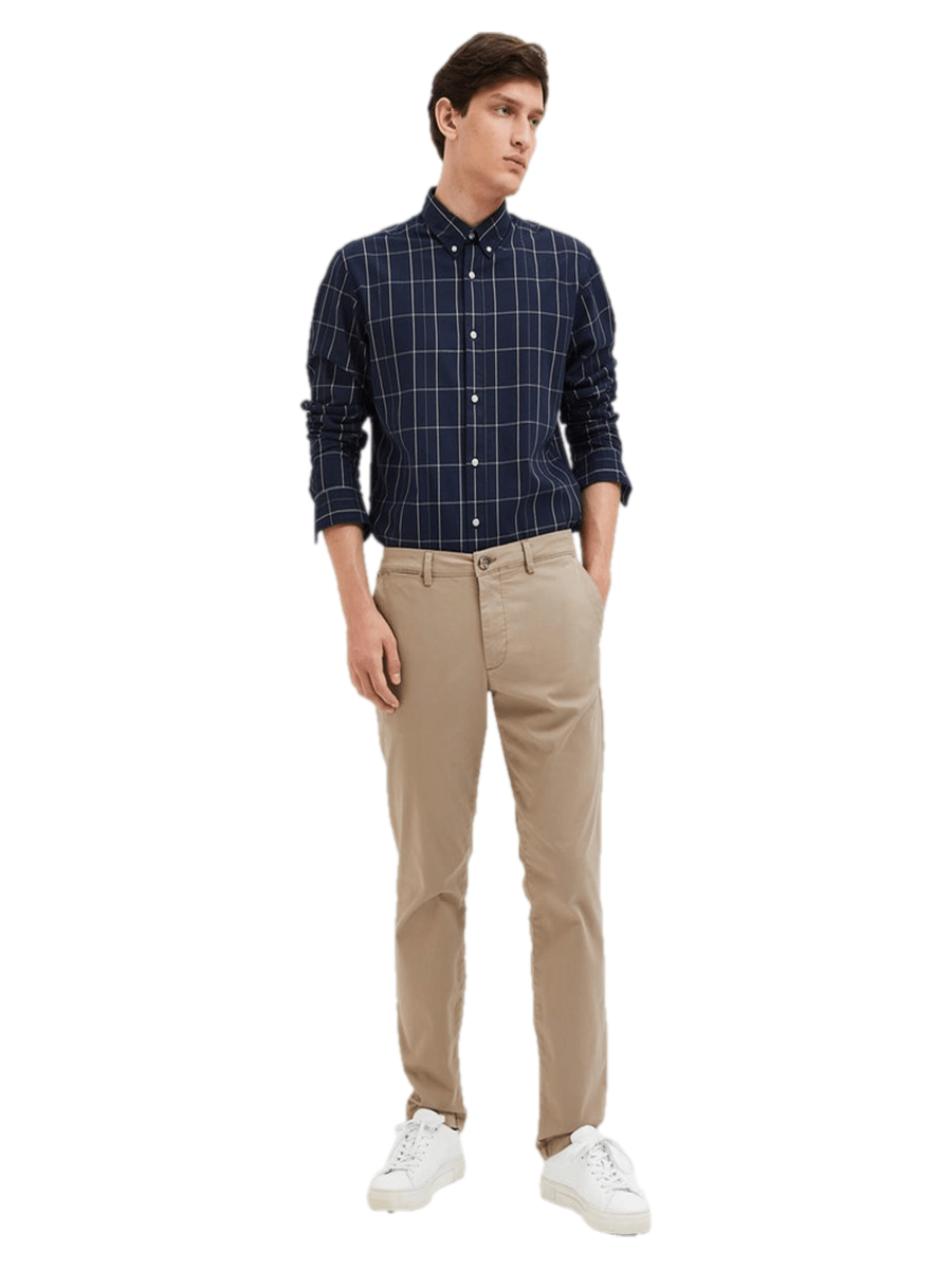 Selected Men Bukser & Jeans 16087663_greige_32/32 - Bygholm Menswear