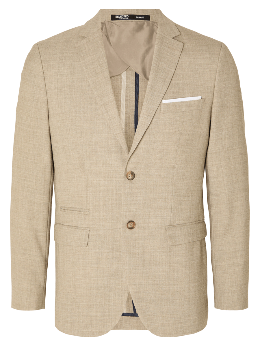 Selected Men Habit & Blazer 16087870_sand_44 - Bygholm Menswear