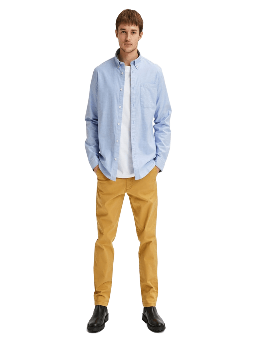 Selected Men Skjorter 16077359_lightblue_L - Bygholm Menswear