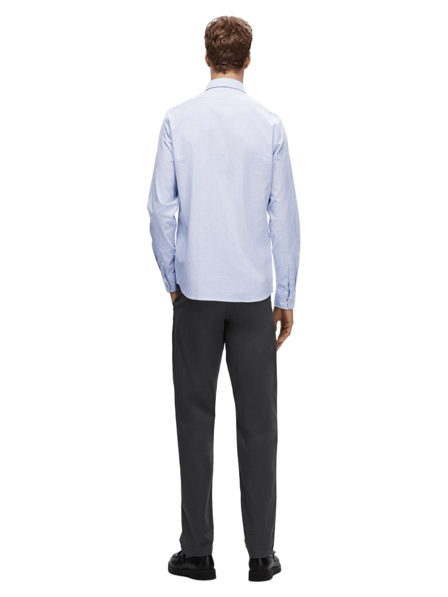 Selected Men Skjorter 16077359_skywaystripes_S - Bygholm Menswear
