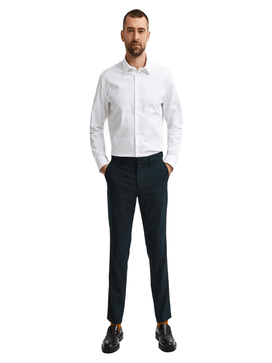 Selected Men Skjorter 16080200_brightwhite_S - Bygholm Menswear