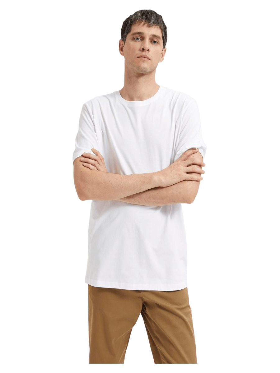 Selected Men T-shirts / Polo 16087842_brightwhite_S - Bygholm Menswear