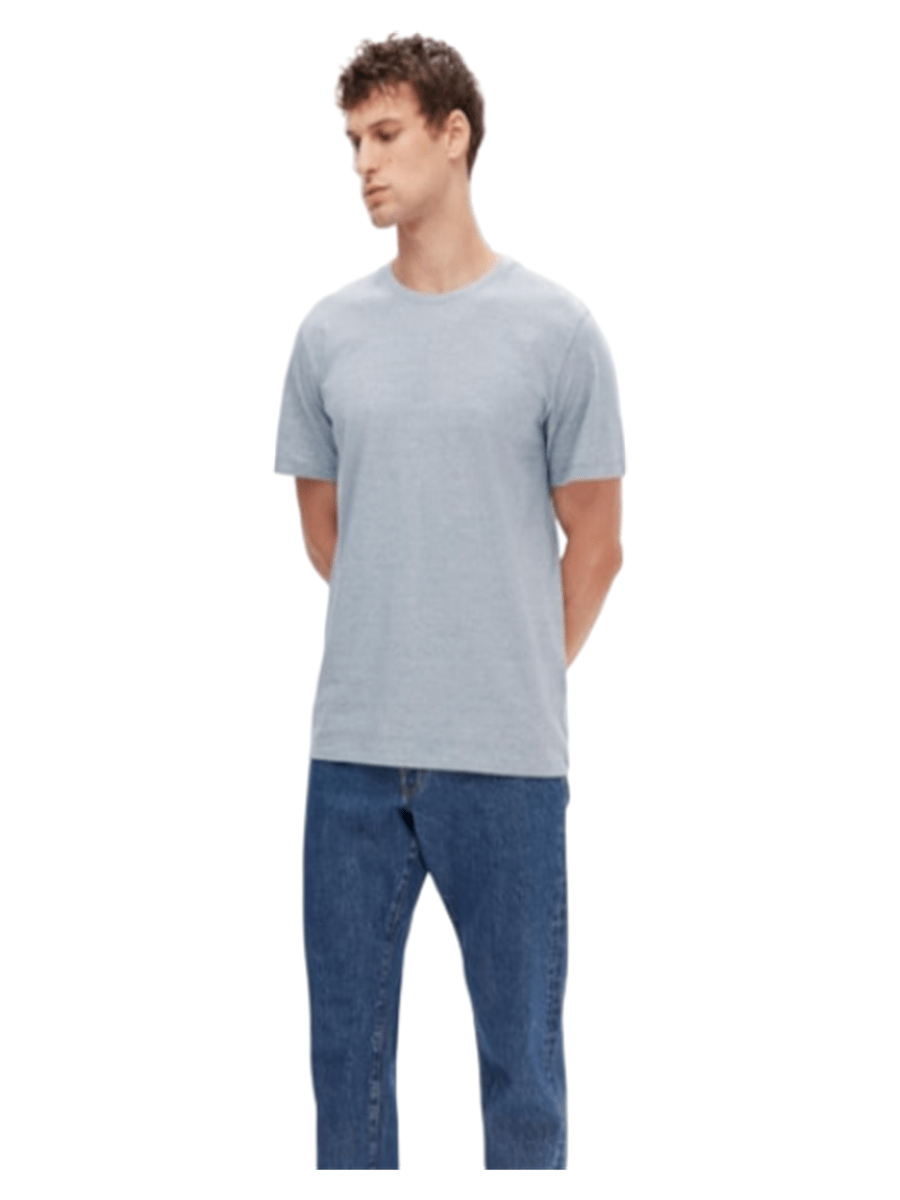 Selected Men T-shirts / Polo 16087843-beringsea/egret_2XL - Bygholm Menswear