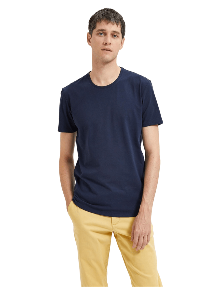 Selected Men T-shirts / Polo 16087852_navyblazer_S - Bygholm Menswear