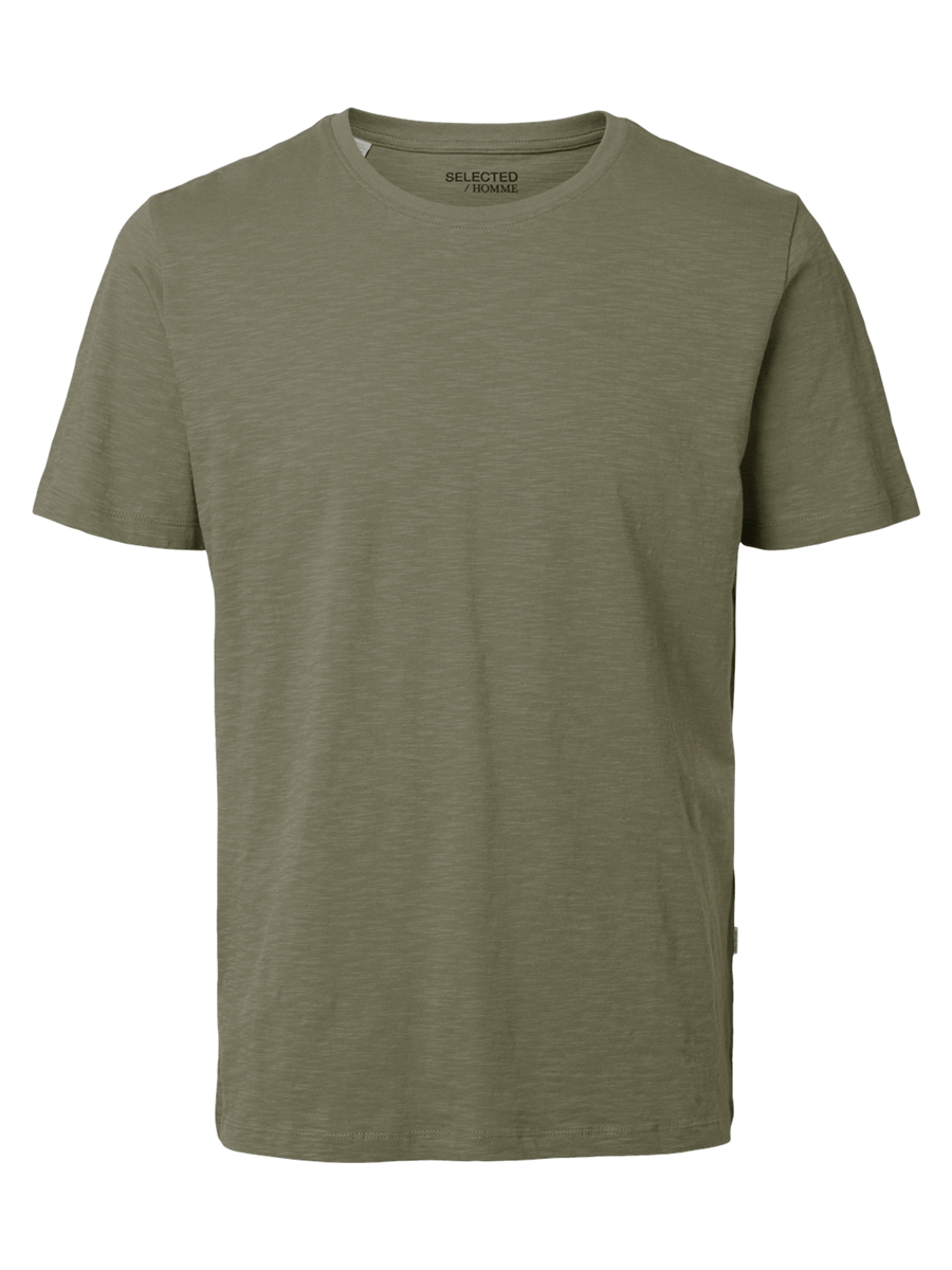 Selected Men T-shirts / Polo 16092508_vetiver_2XL - Bygholm Menswear