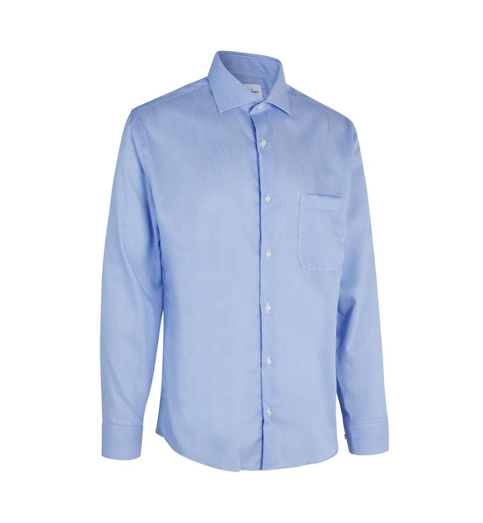 Seven Seas Skjorter ss20-lyseblå_S - Bygholm Menswear