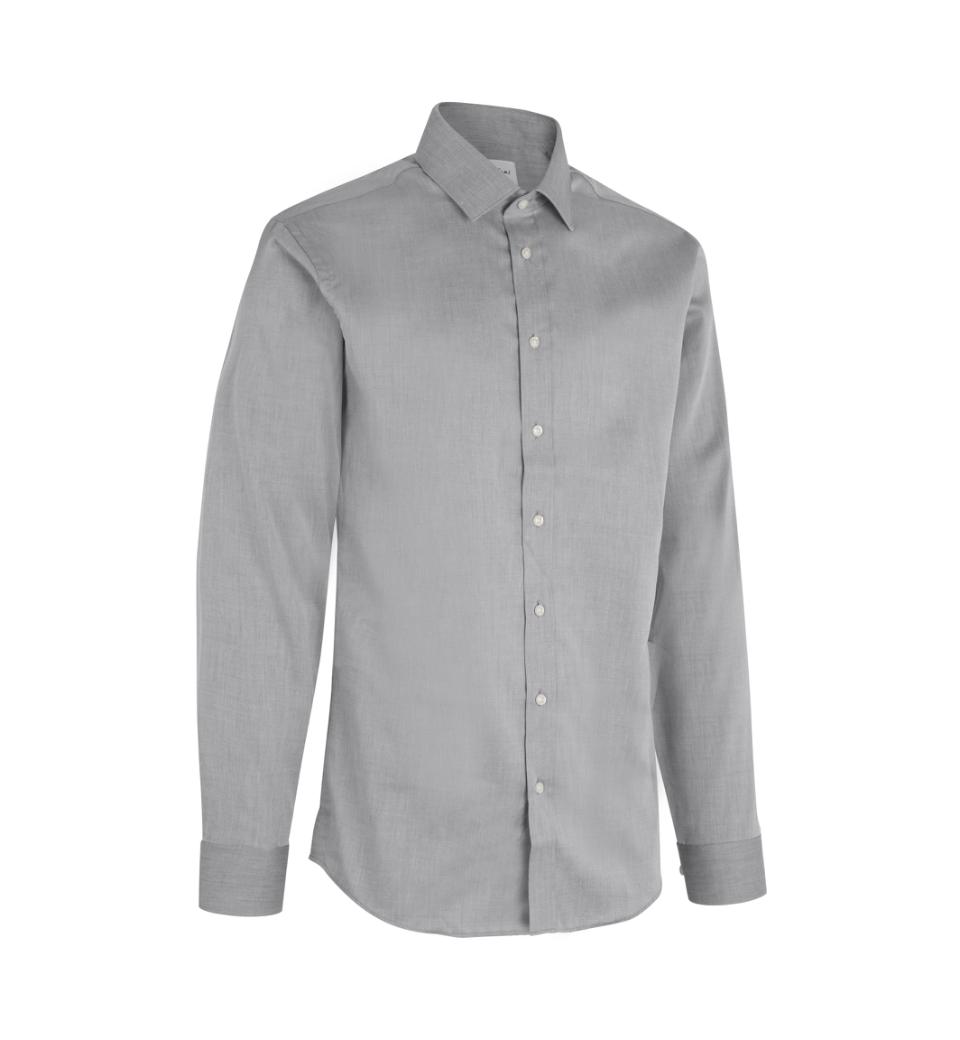 Seven Seas Skjorter ss30-silvergrey_S - Bygholm Menswear