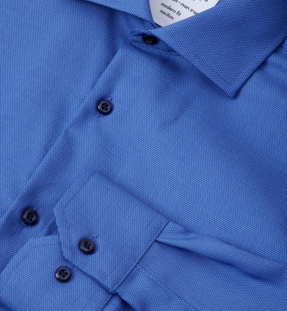 Seven Seas Skjorter ss310-frenchblue_S - Bygholm Menswear