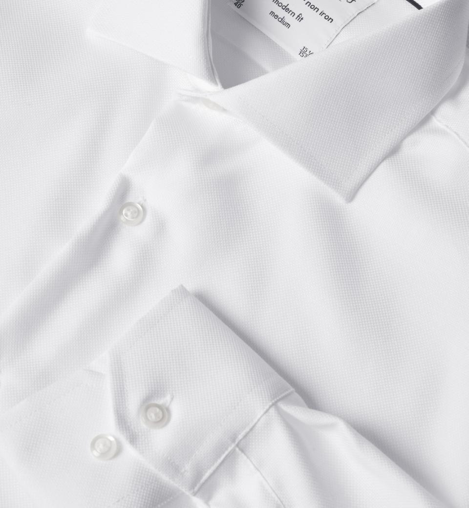 Seven Seas Skjorter ss310-hvid_S - Bygholm Menswear