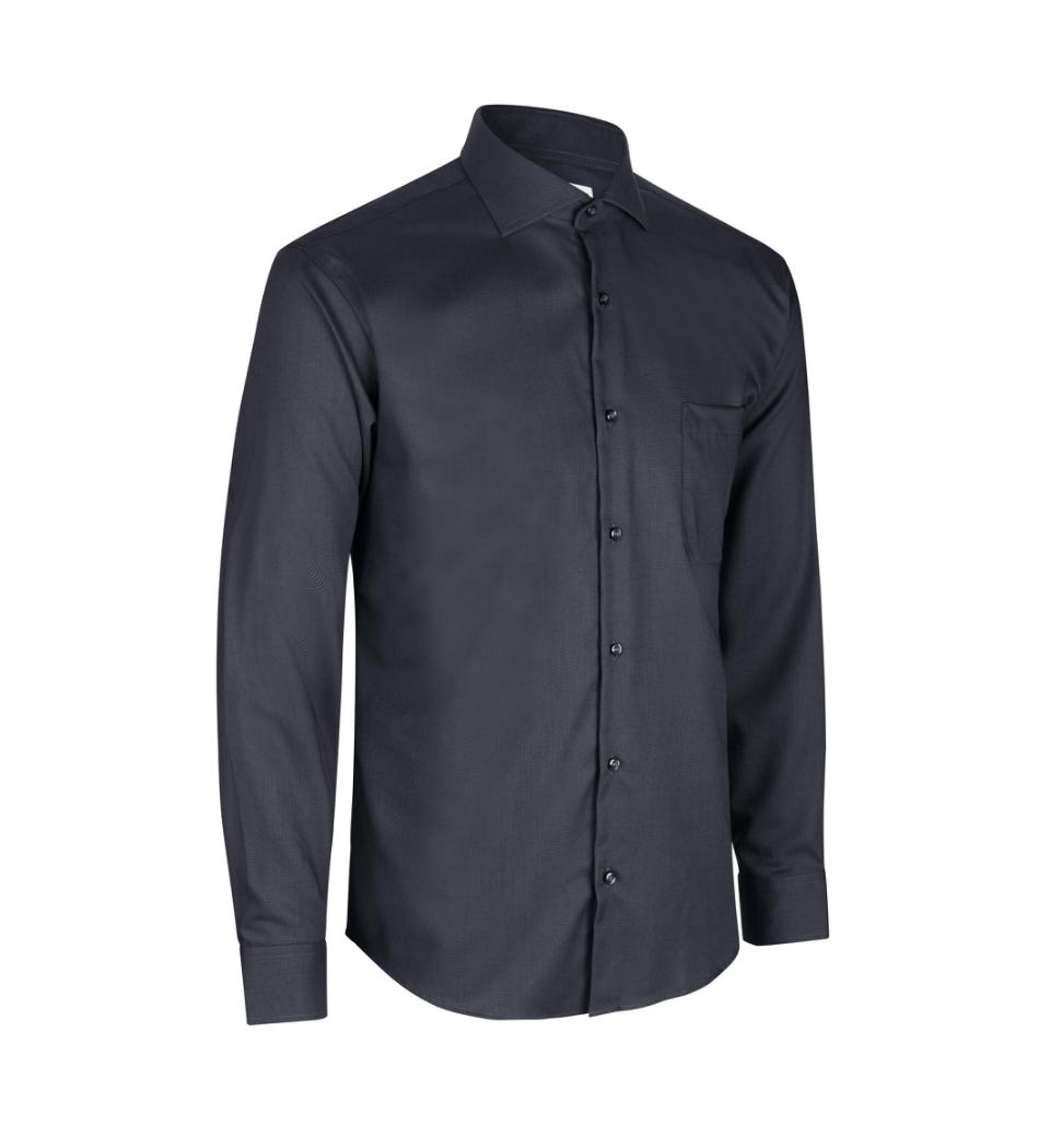 Seven Seas Skjorter ss310-koksgrå_S - Bygholm Menswear