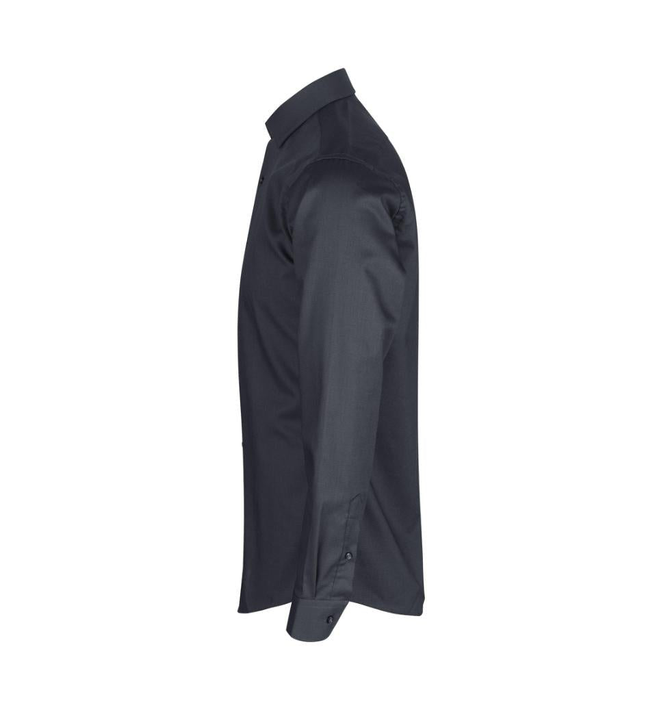 Seven Seas Skjorter ss311-koksgrå_S - Bygholm Menswear