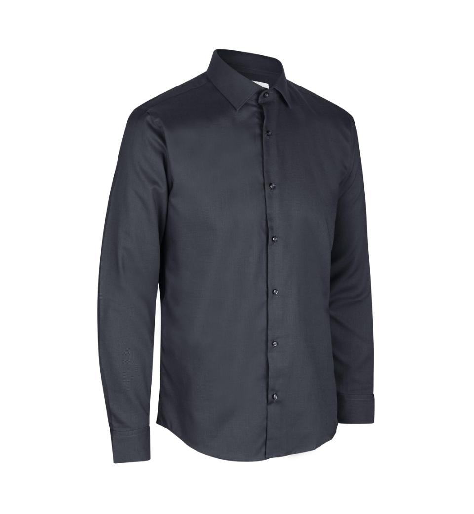 Seven Seas Skjorter ss311-koksgrå_S - Bygholm Menswear