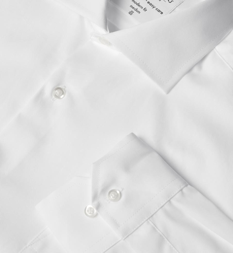 Seven Seas Skjorter ss7-hvid_S - Bygholm Menswear