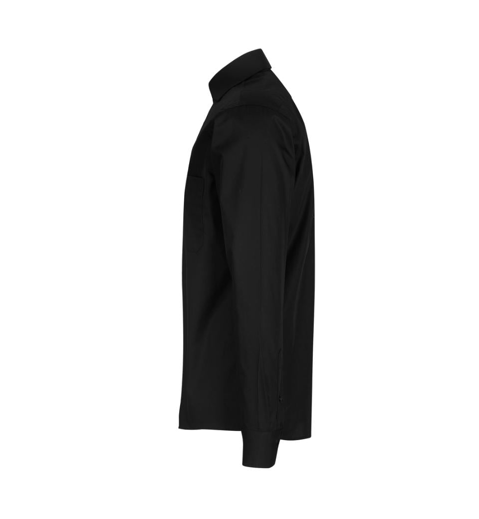 Seven Seas Skjorter ss7-sort_S - Bygholm Menswear