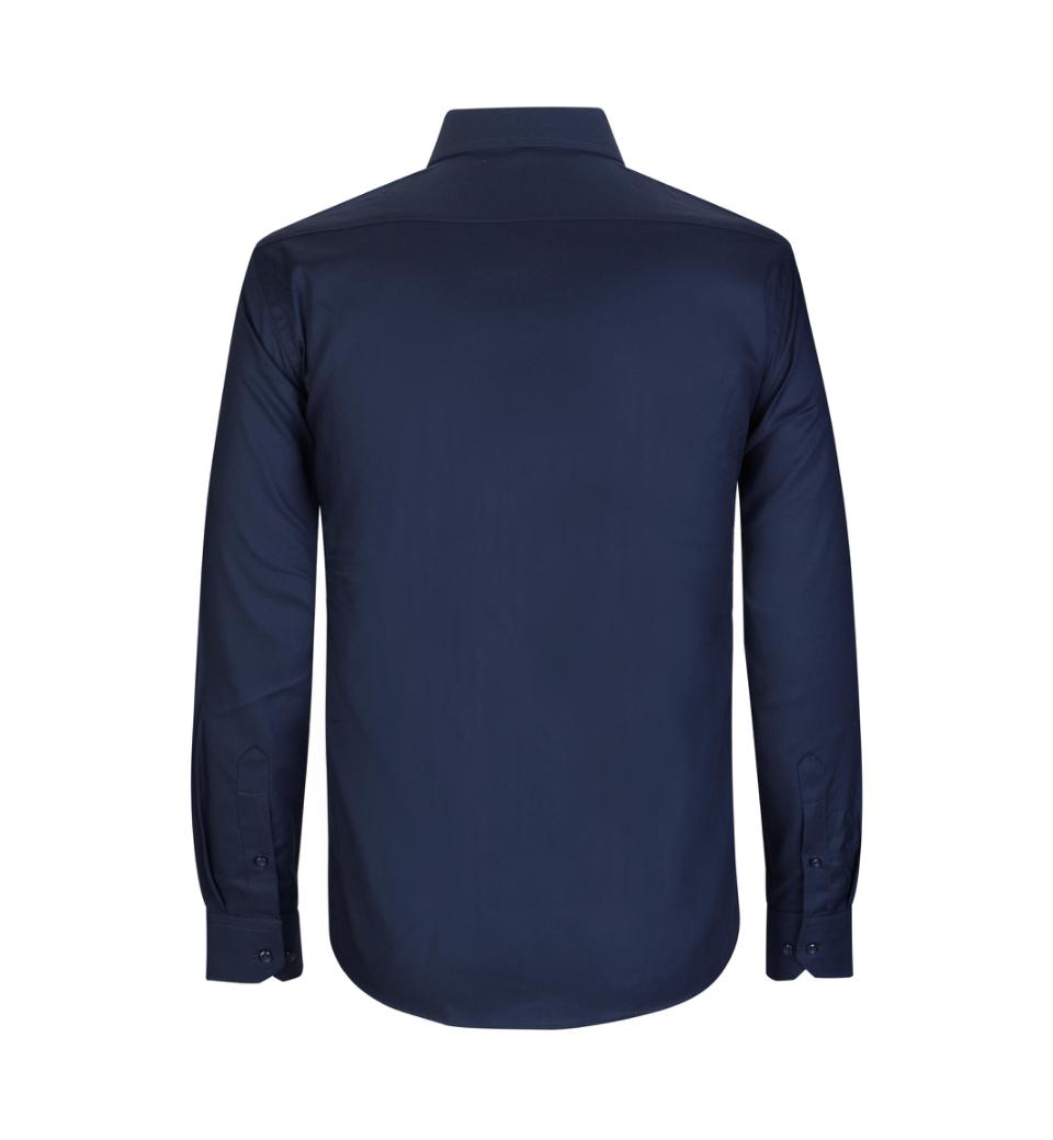 Seven Seas Skjorter ss8-navy_S - Bygholm Menswear