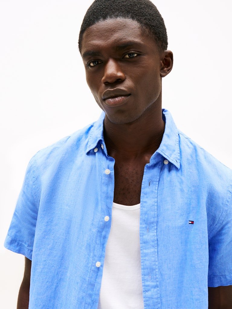 Tommy Hilfiger Kortærmede skjorter mw0mw35207-c30_L - Bygholm Menswear