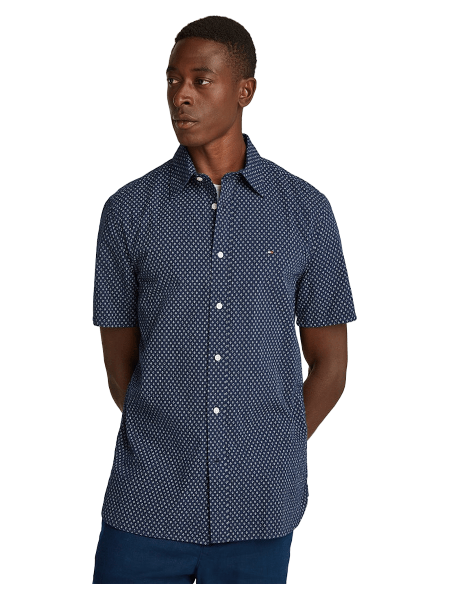 Tommy Hilfiger Kortærmede skjorter mw0mw38573-daf_M - Bygholm Menswear