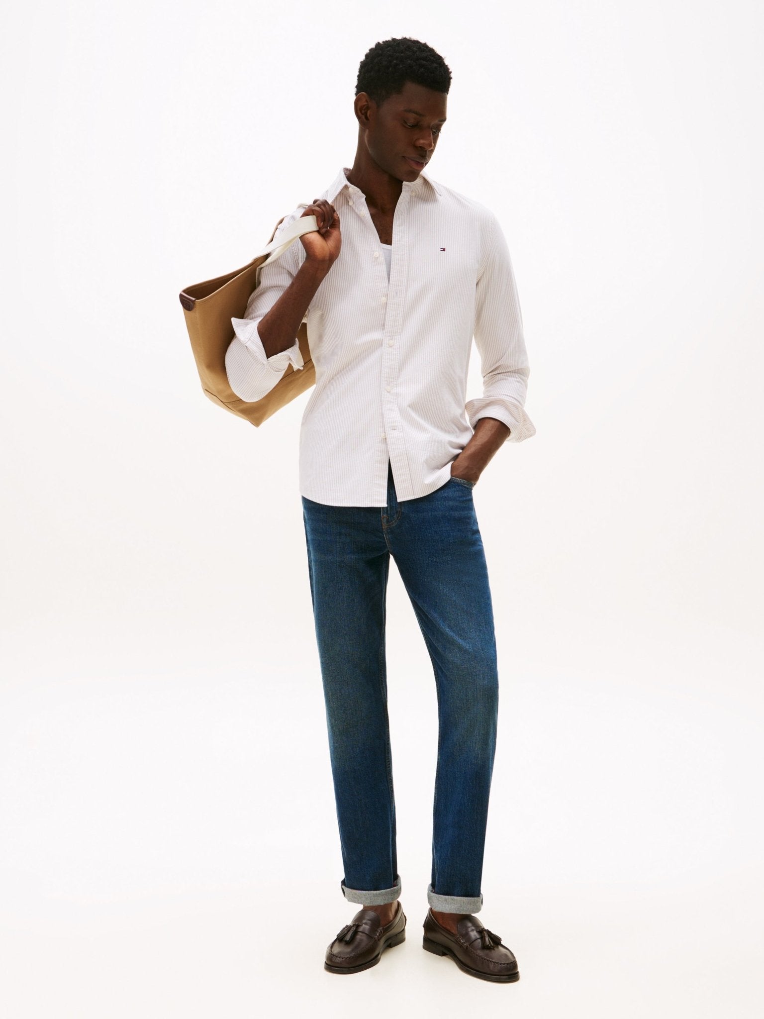 Tommy Hilfiger Skjorter mw0mw36238-0bj_M - Bygholm Menswear