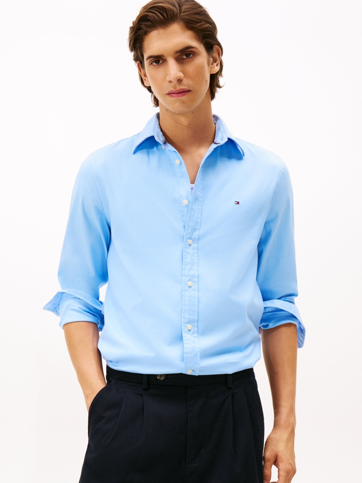 Tommy Hilfiger Skjorter mw0mw40469-c1z_M - Bygholm Menswear