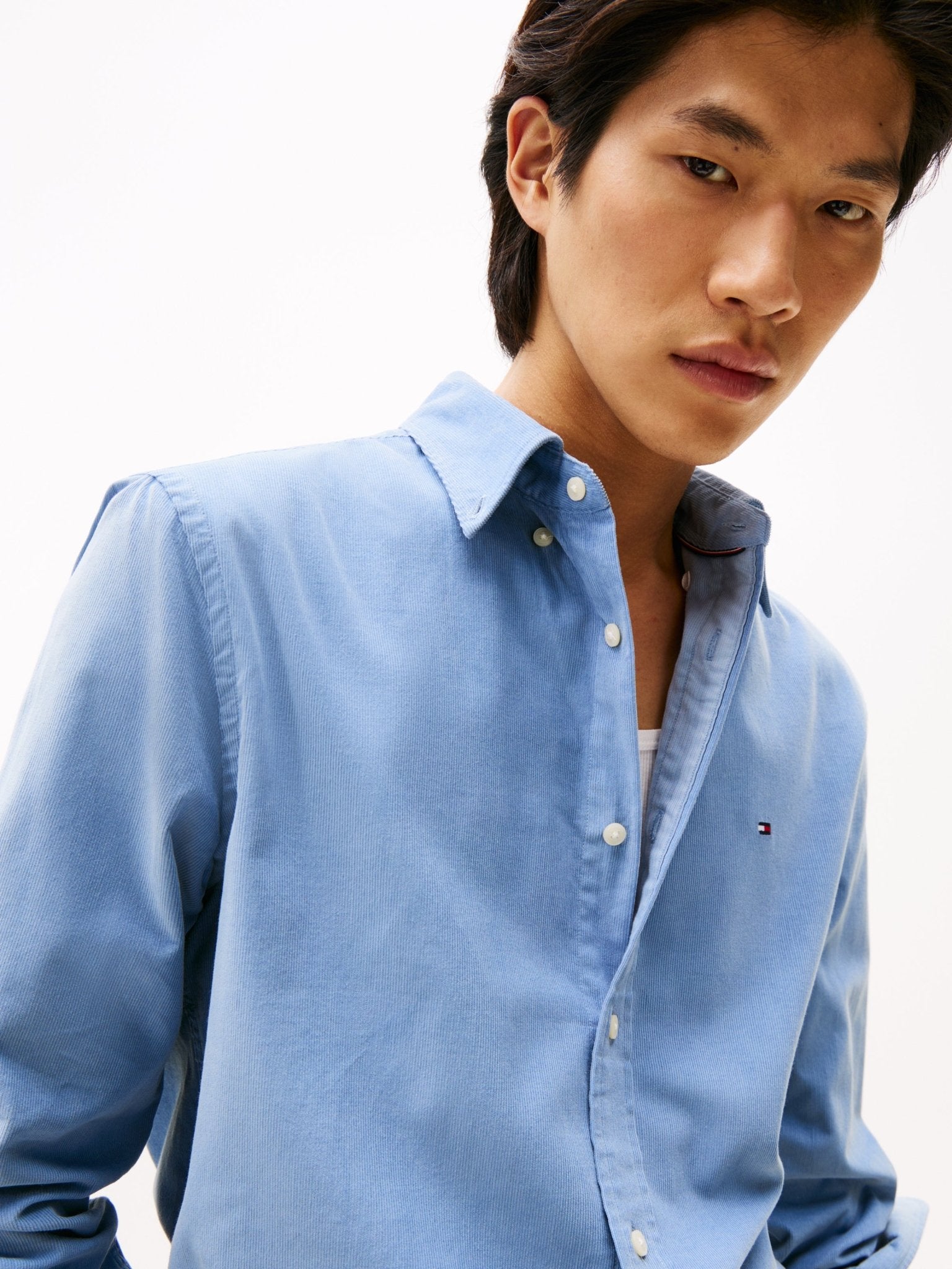 Tommy Hilfiger Skjorter mw0mw40486-c2b_M - Bygholm Menswear