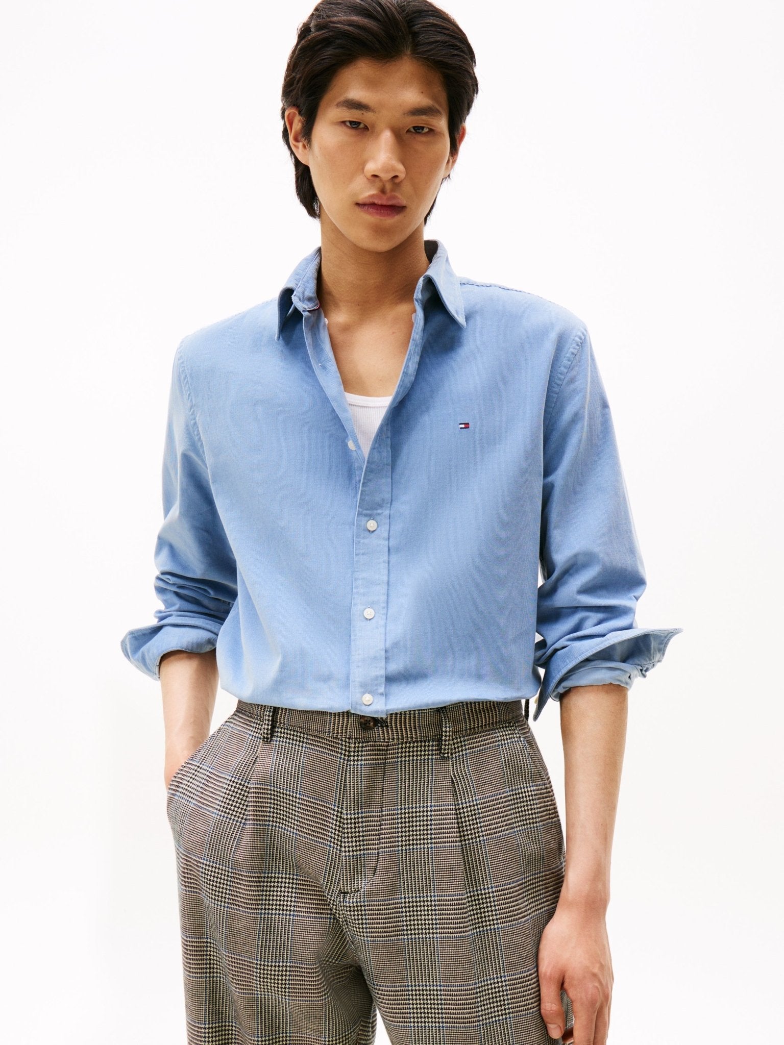 Tommy Hilfiger Skjorter mw0mw40486-c2b_M - Bygholm Menswear